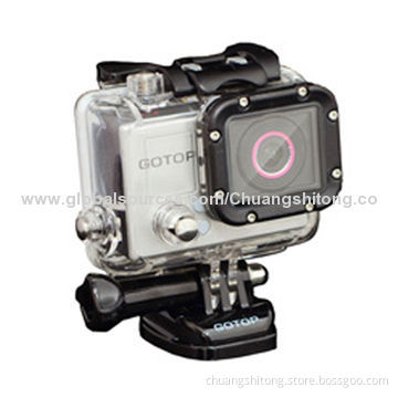 Newest GOTOP 1080 camera sport HD helmet cam with 60m waterproof